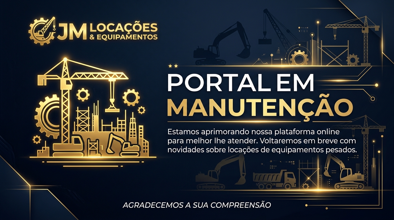 JM Locações - Portal em Manutenção
